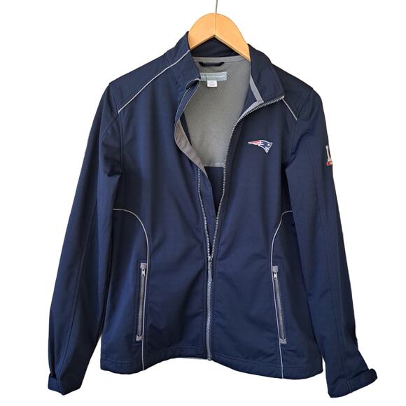 Cutter & Buck New England Patriots Women's Small Softshell Jacket Superbowl NFL - Picture 7 of 9